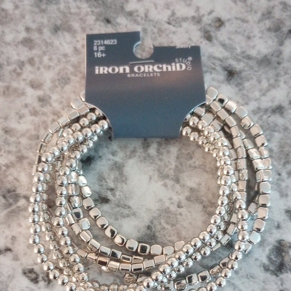 Silver Bracelet Set